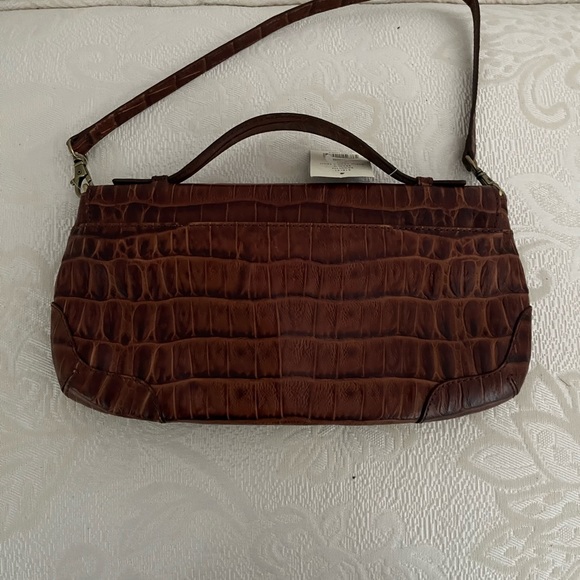 Cole Haan Baguette Brandy Aerin Croco Print Bag. Classic-NWT - Picture 7 of 12